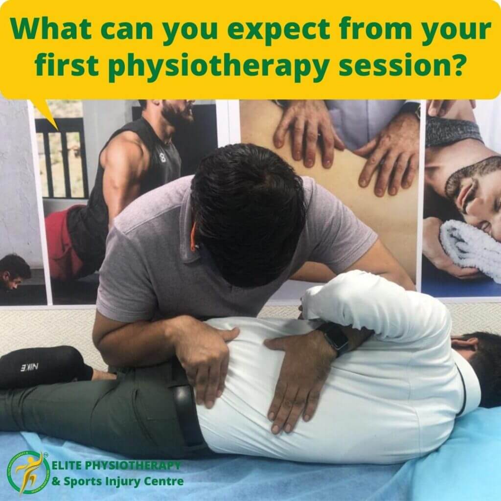 What can you expect from your first physiotherapy session