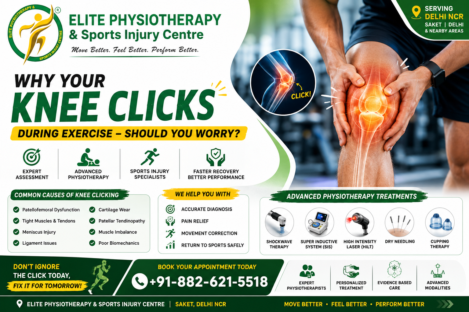 Why Your Knee Clicks During Exercise – Should You Worry?