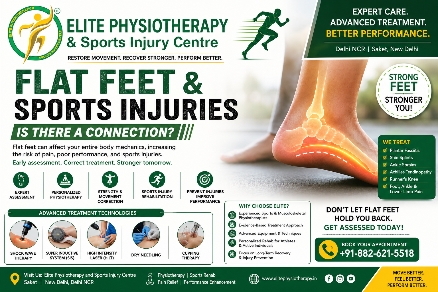 Flat Feet & Sports Injuries: The Hidden Link Behind Performance Problems