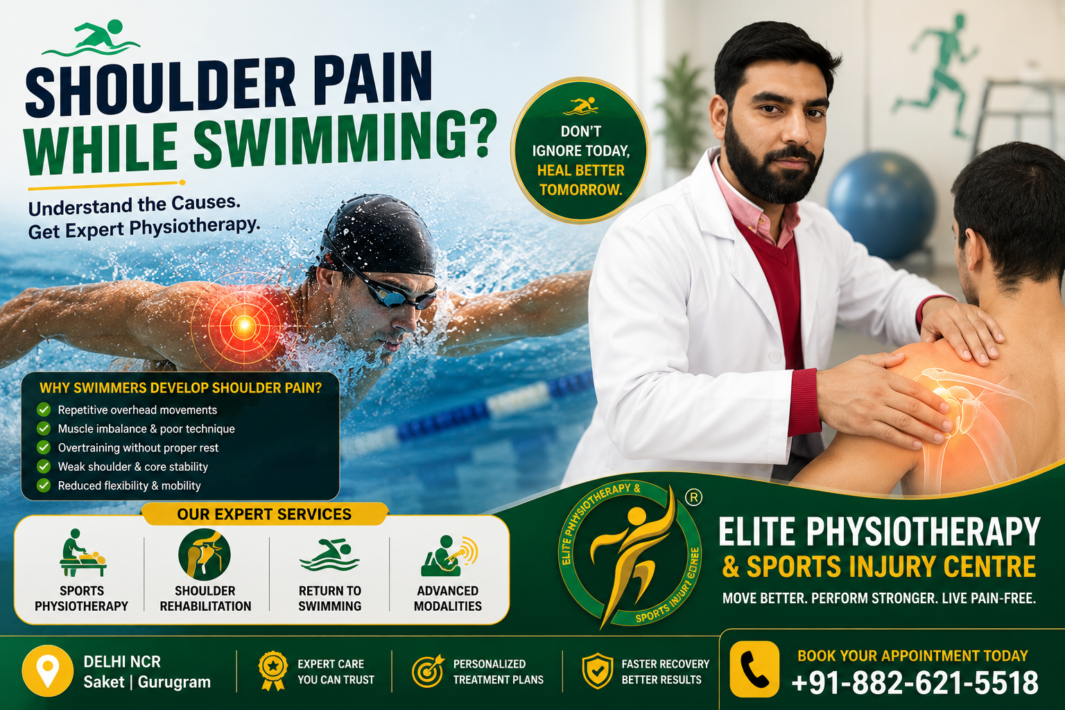 Why Swimmers Develop Shoulder Pain