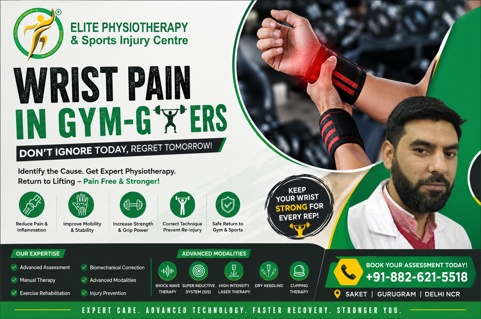 Wrist Pain in Gym? Don’t Ignore It!