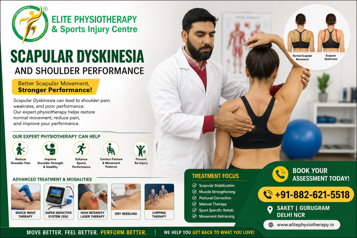 Scapular Dyskinesia and Shoulder Performance: A Complete Physiotherapy Guide